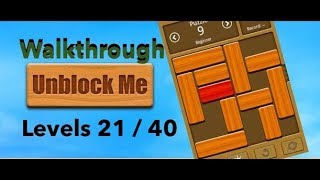 Unblock Me Level 21-40 Walkthrough Gameplay Android/IOS screenshot 5