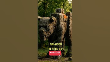 Ravager in Real Life vs Minecraft #shorts #ravager #Minecraft #RealLife