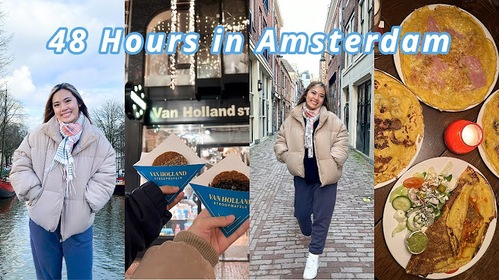 48 hours in Amsterdam (travel vlog)