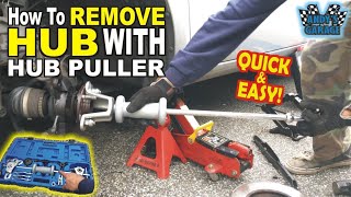 How To Easily Remove Hub With Hub Puller (Andy’s Garage: Episode - 177)