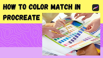 How to color match in Procreate