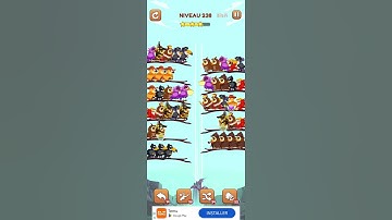 bird sort 2 color puzzle solution niveau 238 #games #gaming #puzzle #puzzlegame #androidgames