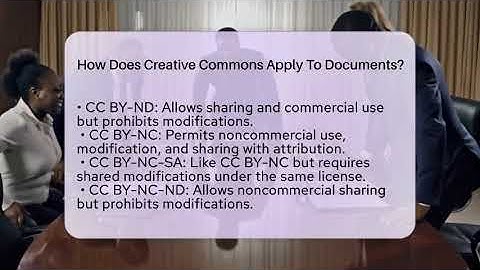 How Does Creative Commons Apply To Documents? - Everyday-Networking
