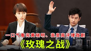 黄晓明、袁泉高分都市律政剧，《玫瑰之战》解说！