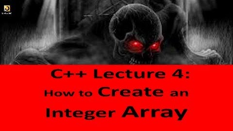 C++ Programming Integer Arrays Using Microsoft Visual