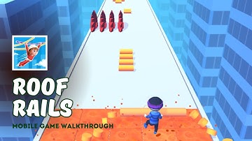 Roof Rails Mobile Gameplay 54-62 Levels | Android, ios games Walkthrough