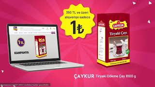 Çaykur Tiryaki Dökme Çay 1000 gr Sadece 1 TL