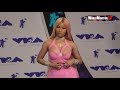 nicki minaj arrives at 2017 mtv video music awards