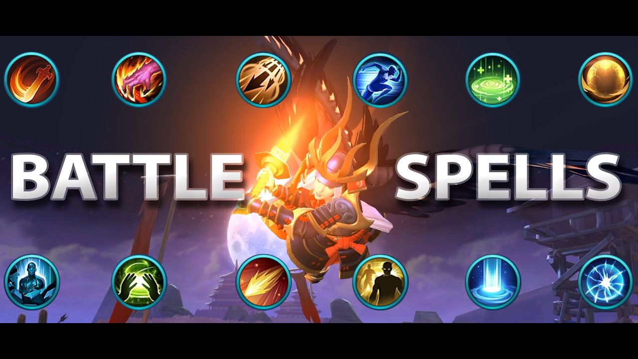 BATTLE SPELLS IN MOBILE LEGENDS - YouTube