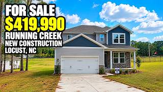 $419,990 New Construction Home in Locust, NC | 0.69 Acre Lot | Full Tour