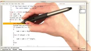 Credit Card Checksum - Intro to Java Programming
