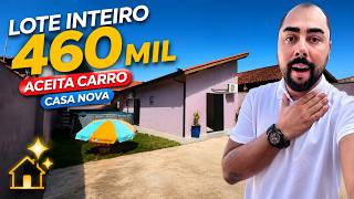 CASA NOVA LOTE INTEIRO ( ACEITA CARRO NO PAGAMENTO ) LADO PRAIA ITANHAÉM SP