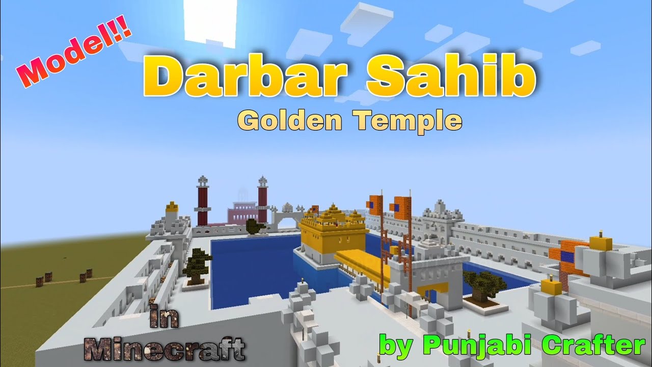 Sackhand Shri Harmandir Sahib in Minecraft •|• Model •|• By Punjabi ...