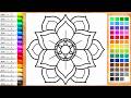 How to Color a Mandala Beautifully? | Relaxing ASMR Coloring | Ohuhu Markers