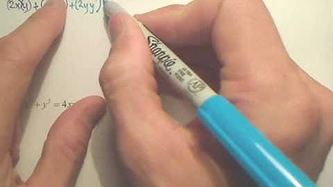 2.5a1 Implicit Differentiation - Calculus