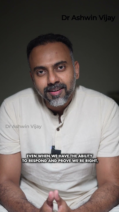 Silence, at times is Power | மௌனம், சில நேரங்களில் சக்தி | Dr Ashwin Vijay
