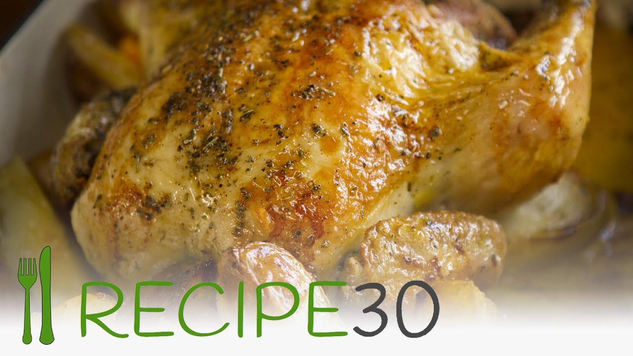 Fastest roast chicken recipe in 5 minutes! - Recipe30