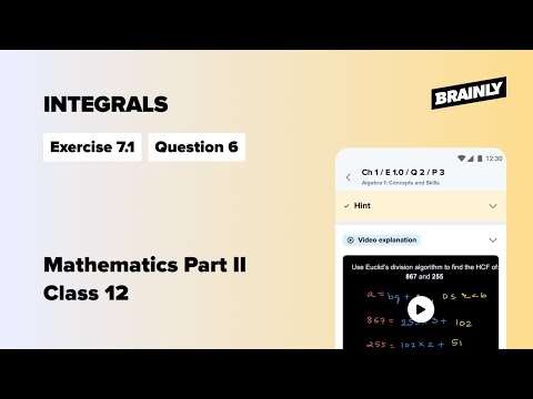 Find the integrals