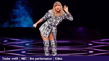 Taylor swift - ME! live performance 11.11 TMall China.
