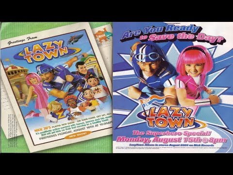 LazyTown - Nick Jr/Noggin Ads, Bumpers, Promos, and Shorts Collection (2004-2010) ~Nostalgia~