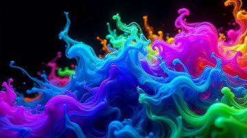 ✨ TV SCREENSAVER Deciphering Abstract Flow 4K | Satisfying Liquid Code Background No Sound ✨