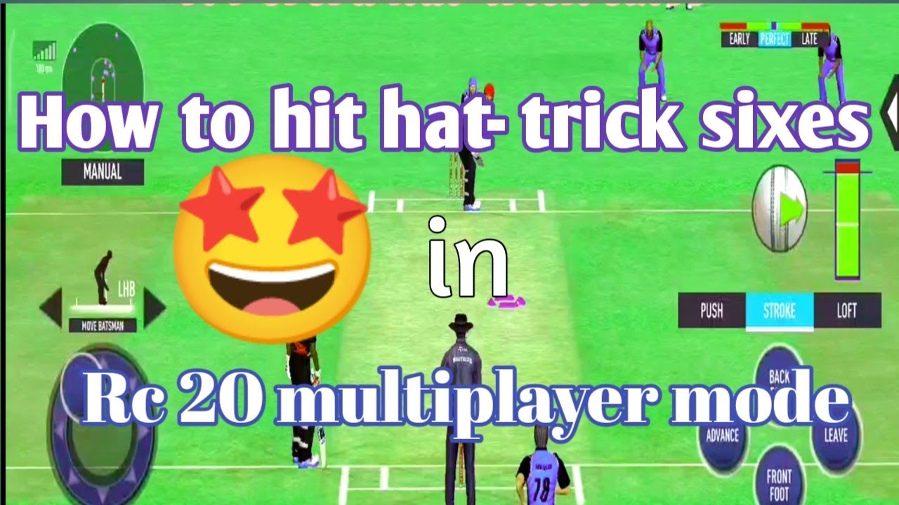 Real cricket 20 batting tips || How to hit hat - trick sixes 😀😀 - YouTube