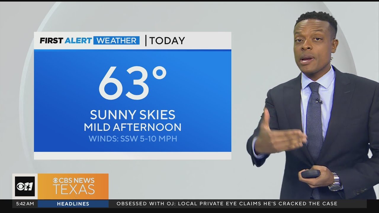 Sunny, mild Tuesday ahead - YouTube