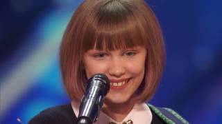 America's Got Talent 2016 Audition - Grace VanderWaal 12 Year Old Ukulele Player Golden Buzzer Resimi