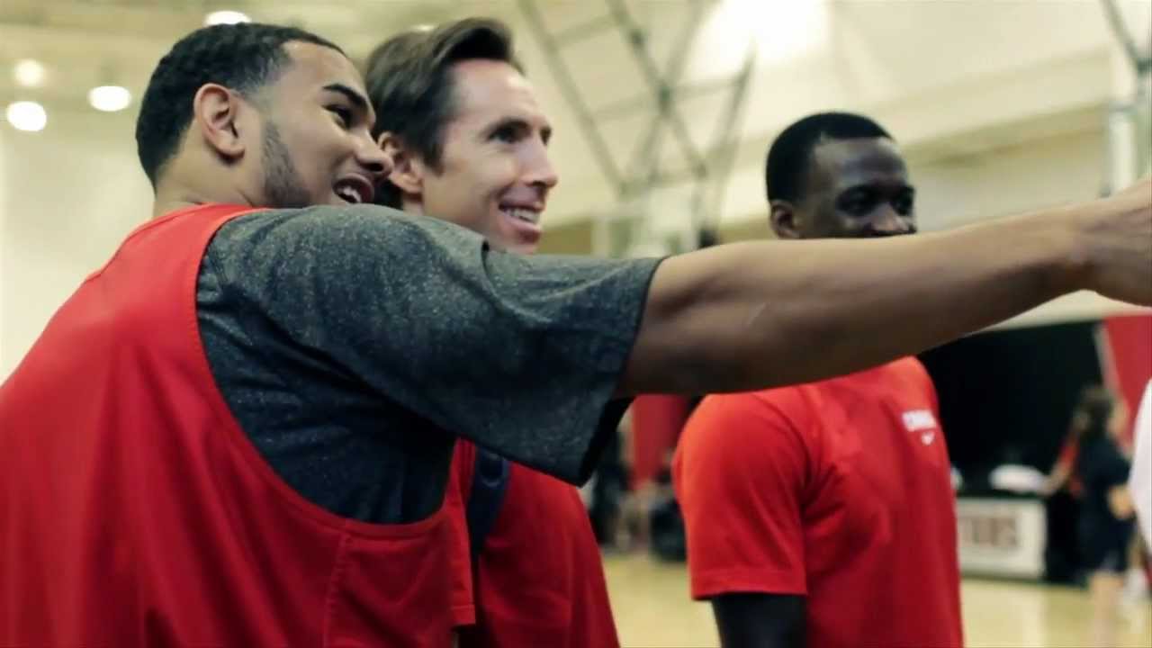 Canada Basketball training camp action with Steve Nash and Sport
