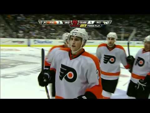 Claude Giroux breakaway goal 10/7/10