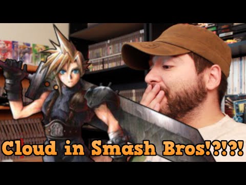 Smash Bros. Cloud Reveal Trailer REACTION - 8-Bit Eric - 동영상