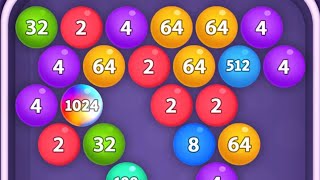 2048 Bubble Merge | Mobile Game | Satisfying game ios android game relaxing game screenshot 5