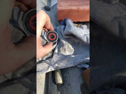 замена подшипников заднего колеса kayo k1 #ремонтмото #эндуро