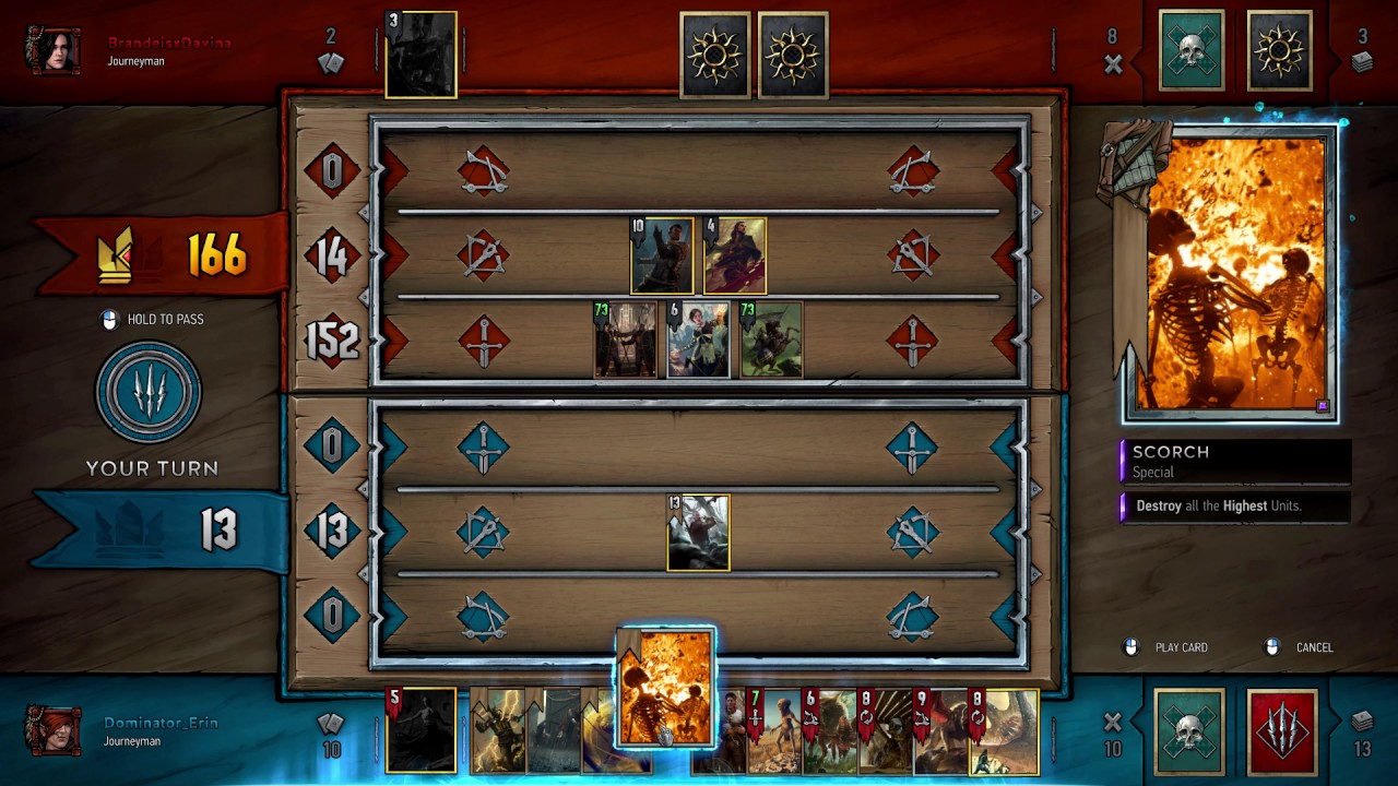 GWENT - Scorch rage quit