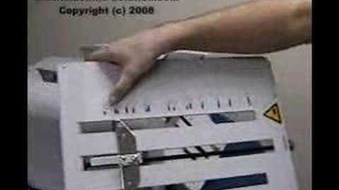 MBM 207M Reliable Semi-Automatic Paper Folder