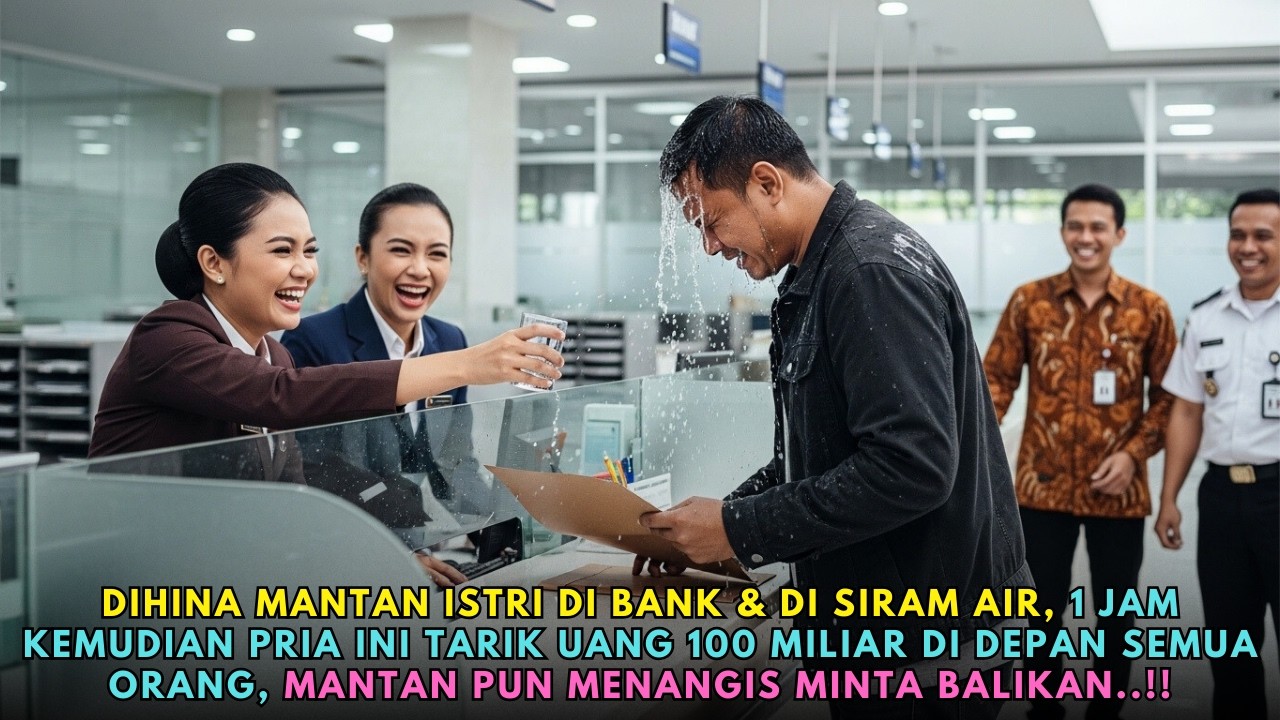 DIHINA MANTAN ISTRI DI BANK, 1 JAM KEMUDIAN PRIA INI TARIK 100 MILIAR DI DEPAN SEMUA ORANG!