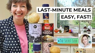 Easy and Quick Last-Minute Meal Ideas + the Secret Slob (Flylady meal plan)