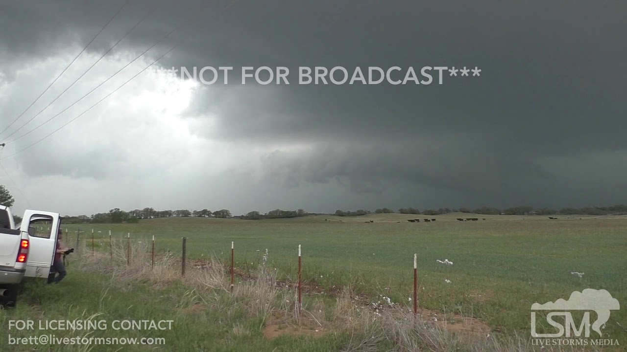 522018 Lone Wolf, OK Tornado Warned Supercell YouTube