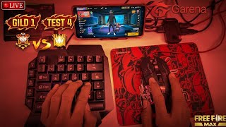 #freefirelive🔴 mobile PC gameplay keyboard #shortlivestream Fire Live PC Keyboard Mouse Rank Push