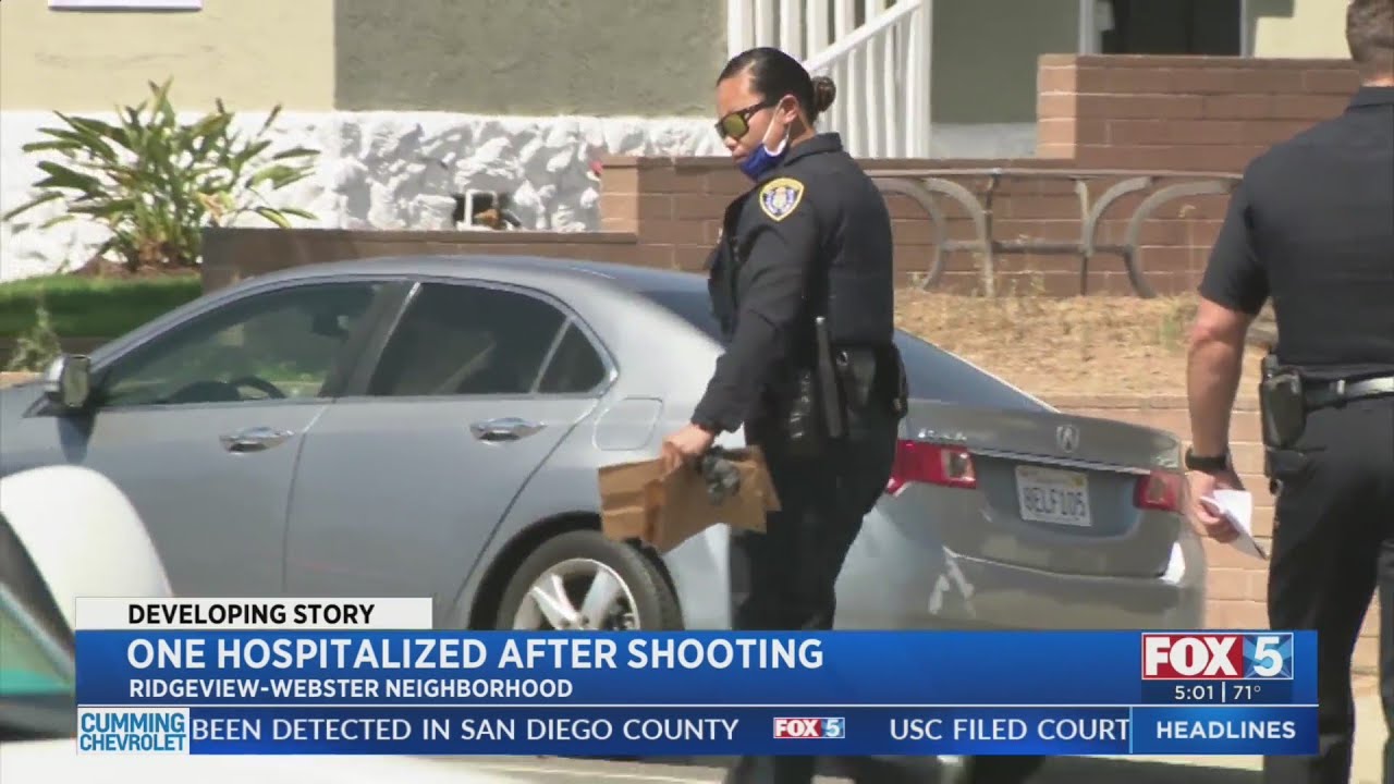 1 Hospitalized After Shooting In City Heights YouTube