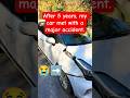 An unexpected accident that happened to my car #hilldrive #safedriving #hilldrive #baleno #accident