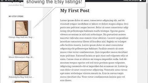 How to Display Etsy Listings on your WordPress Website in Under 3 Minutes!