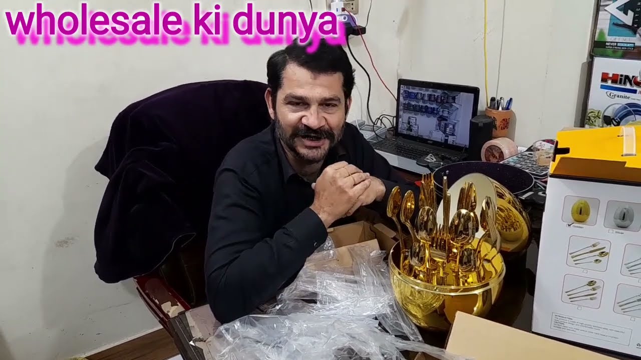 golden cutlery set (egg) article new style