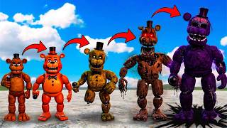 Děsivá Evoluce Všech Druhů Freddy Gmod Fnaf