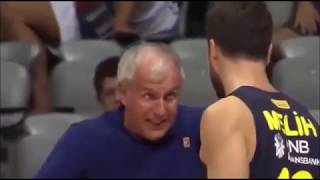 Obradovic Tüm Sinirli Anları | FB Basketbol