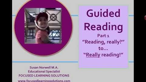 Guided Reading: Part 1 by Susan Norwell - PREVIEW