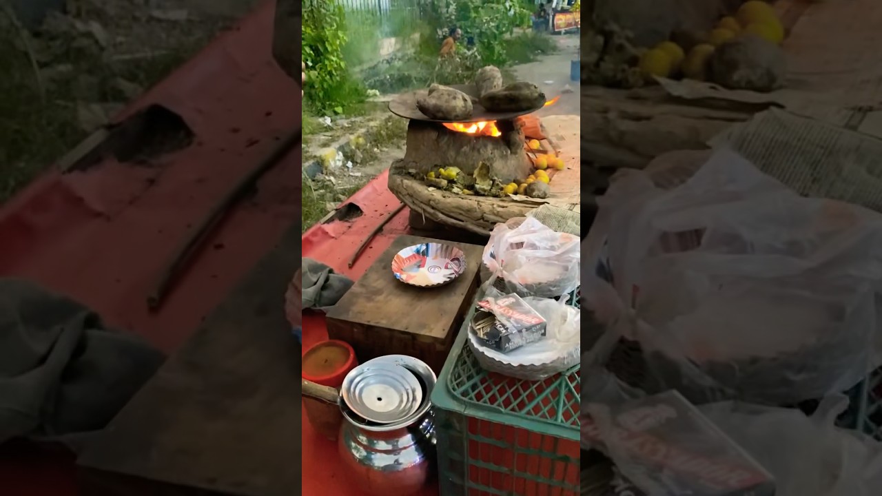 Shakarkandi on Thela #food #foodstagram #streetfood #foodieblog #foodie #foodvlog #lahorefood