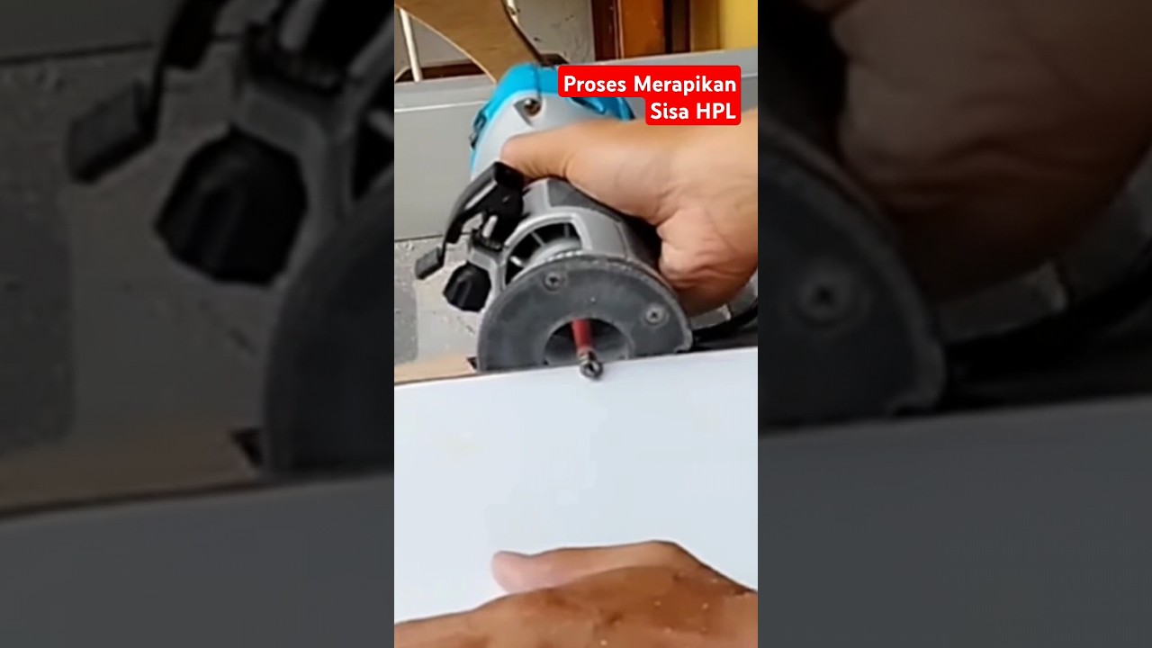 Cara Merapikan HPL Untuk Pemula Menggunakan Mesin Trimmer