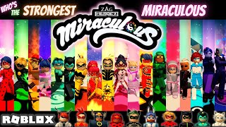 Whos Miraculous is the Strongest but it's Roblox Quest of Ladybug and Cat Noir