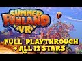 Summer funland  full playthrough  all 12 stars vr gameplay no commentary